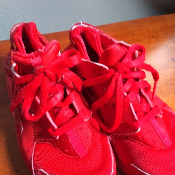 Nike Huarache Run Casual Shoes Sneakers Red sz 13C - Picture 9 of 9